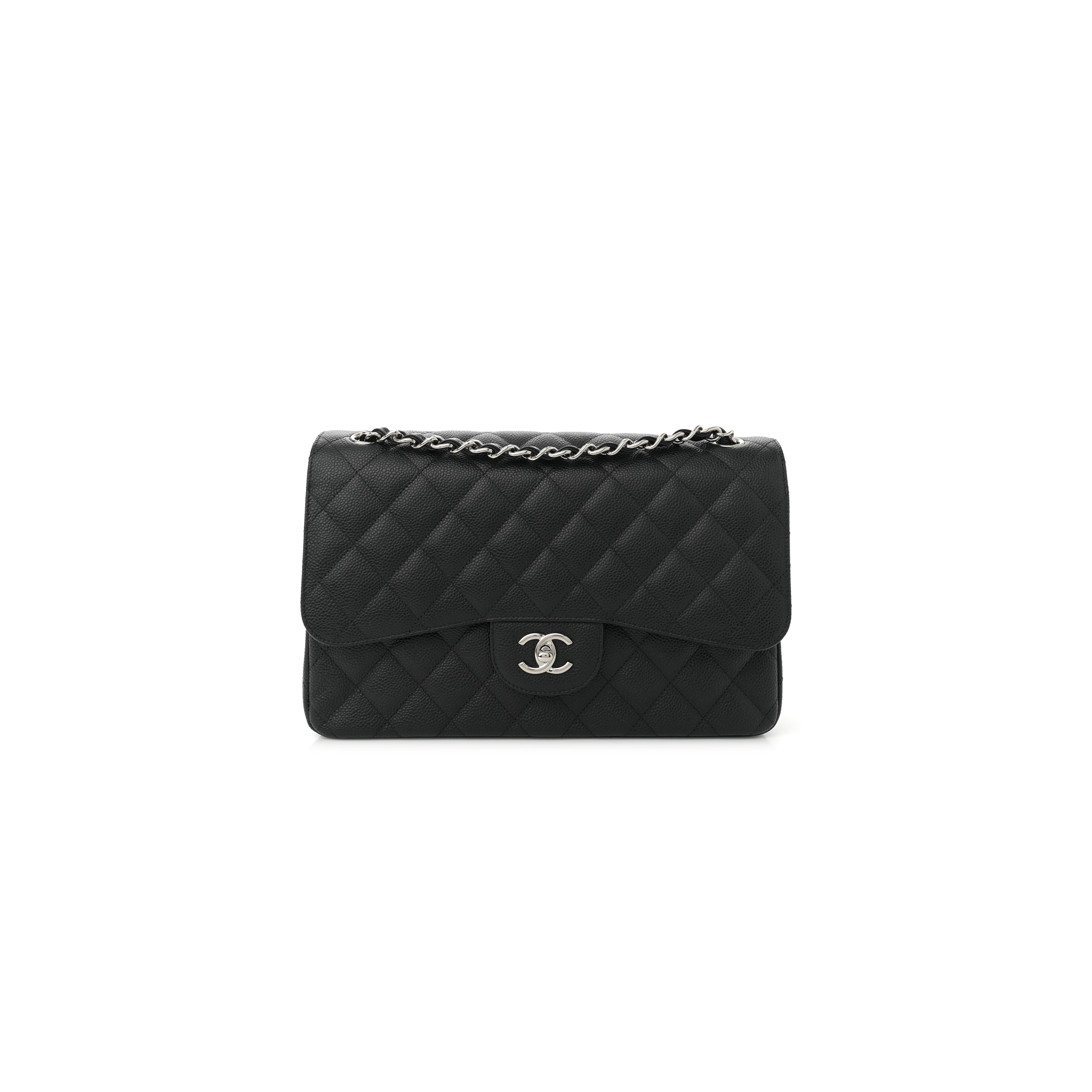 CHANEL CAVIAR QUILTED JUMBO DOUBLE FLAP 1630686 (30*19*9cm)